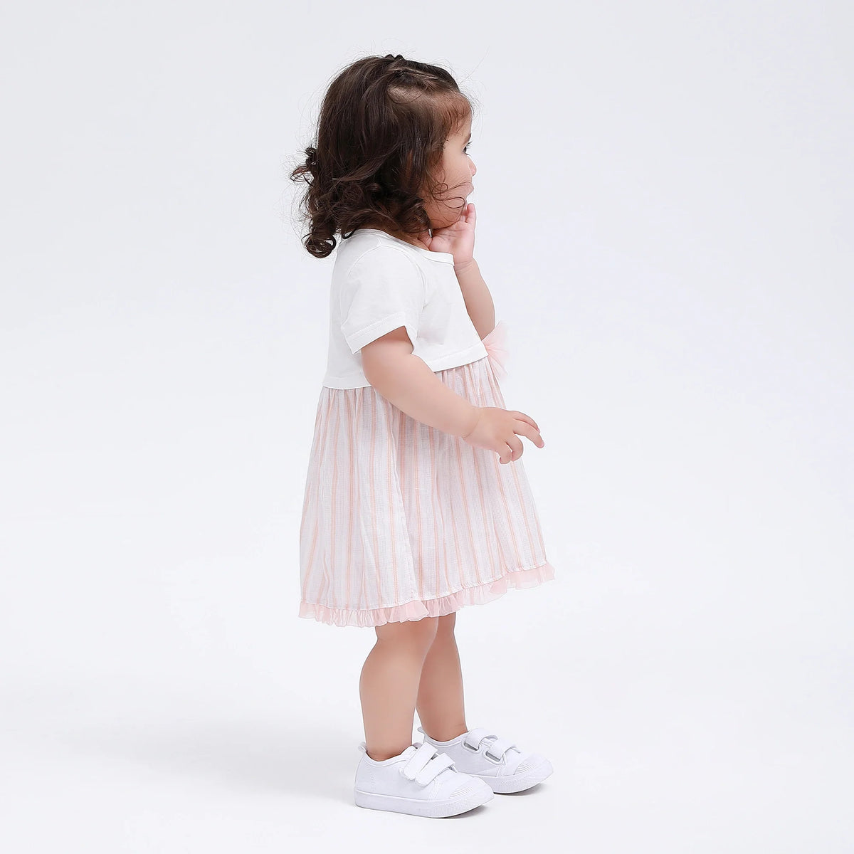 Floral Classic Dress for Baby Girl Image