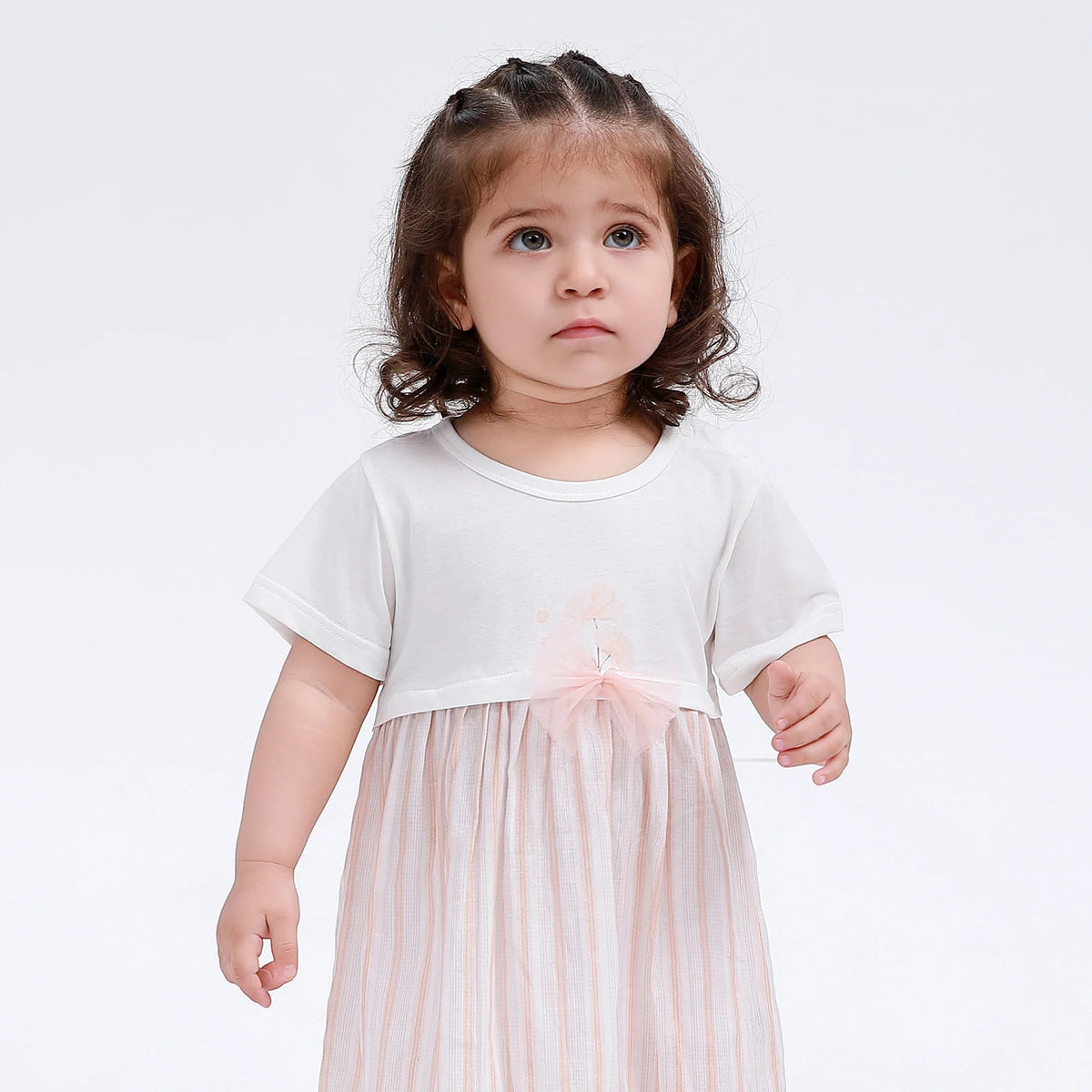 Floral Classic Dress for Baby Girl Image