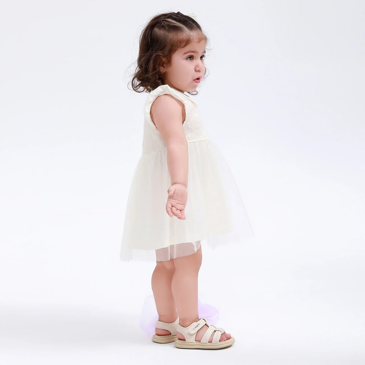 Floral Classic Dress for Baby Girl Image