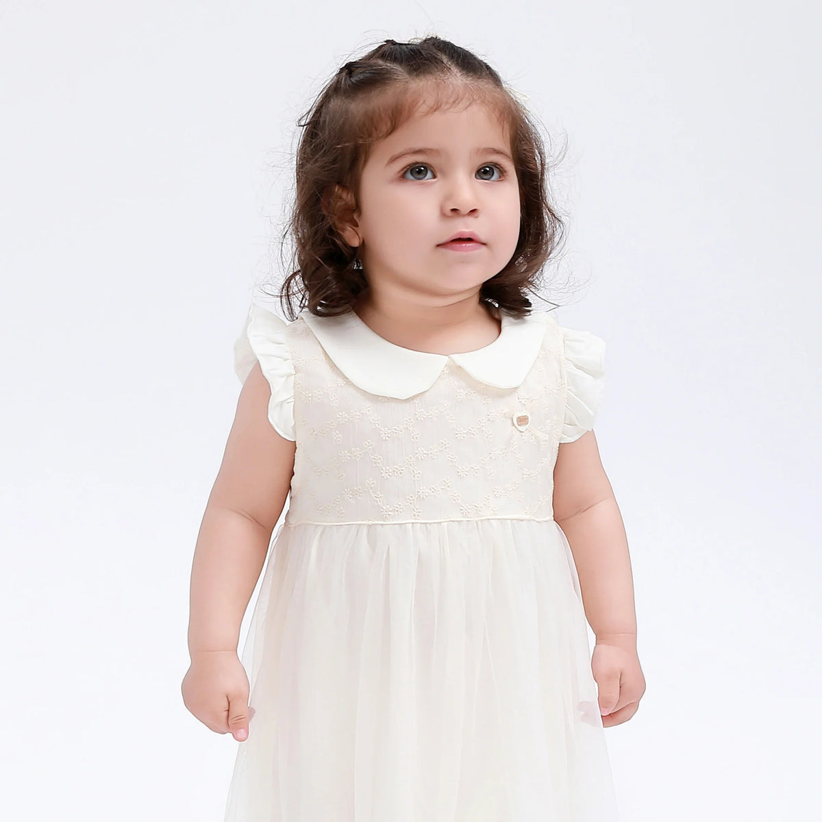 Floral Classic Dress for Baby Girl Image