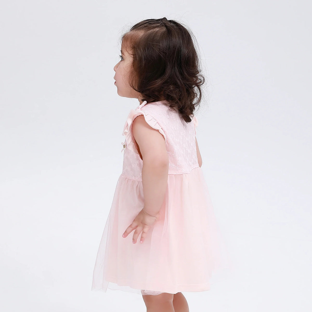 Floral Classic Dress for Baby Girl Image
