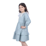 Plain Classic Dress For Girls Image