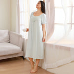 Floral Pajama Dress for Women Image