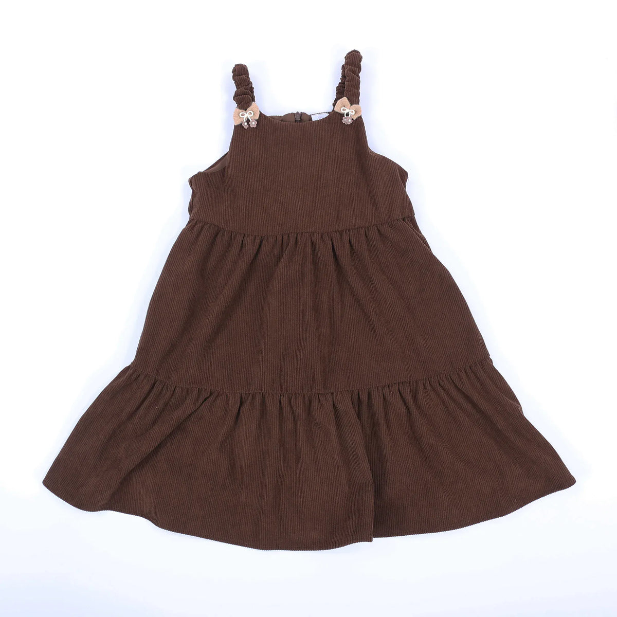 Casual Plain Dress for Girls Image