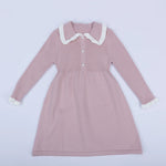 Casual Color-Blocked Dress for Girls Image