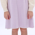 Casual Checked Dress for Girls Image