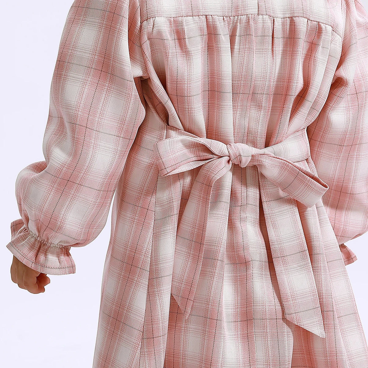 Casual Checked Dress for Baby girl Image