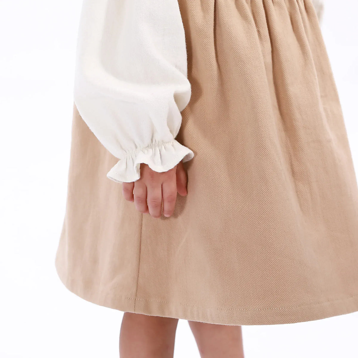 Casual Plain Dress for Baby girl Image