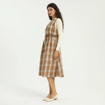 Elegant Checked Dress for Women Image