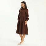 Elegant Plain Dress for Women Image