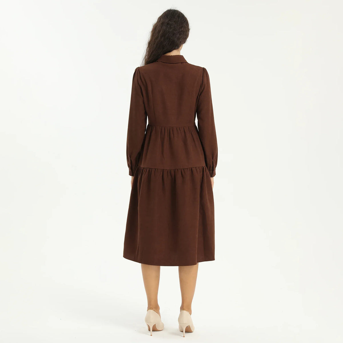 Elegant Plain Dress for Women Image