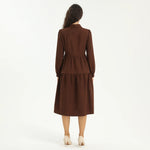 Elegant Plain Dress for Women Image