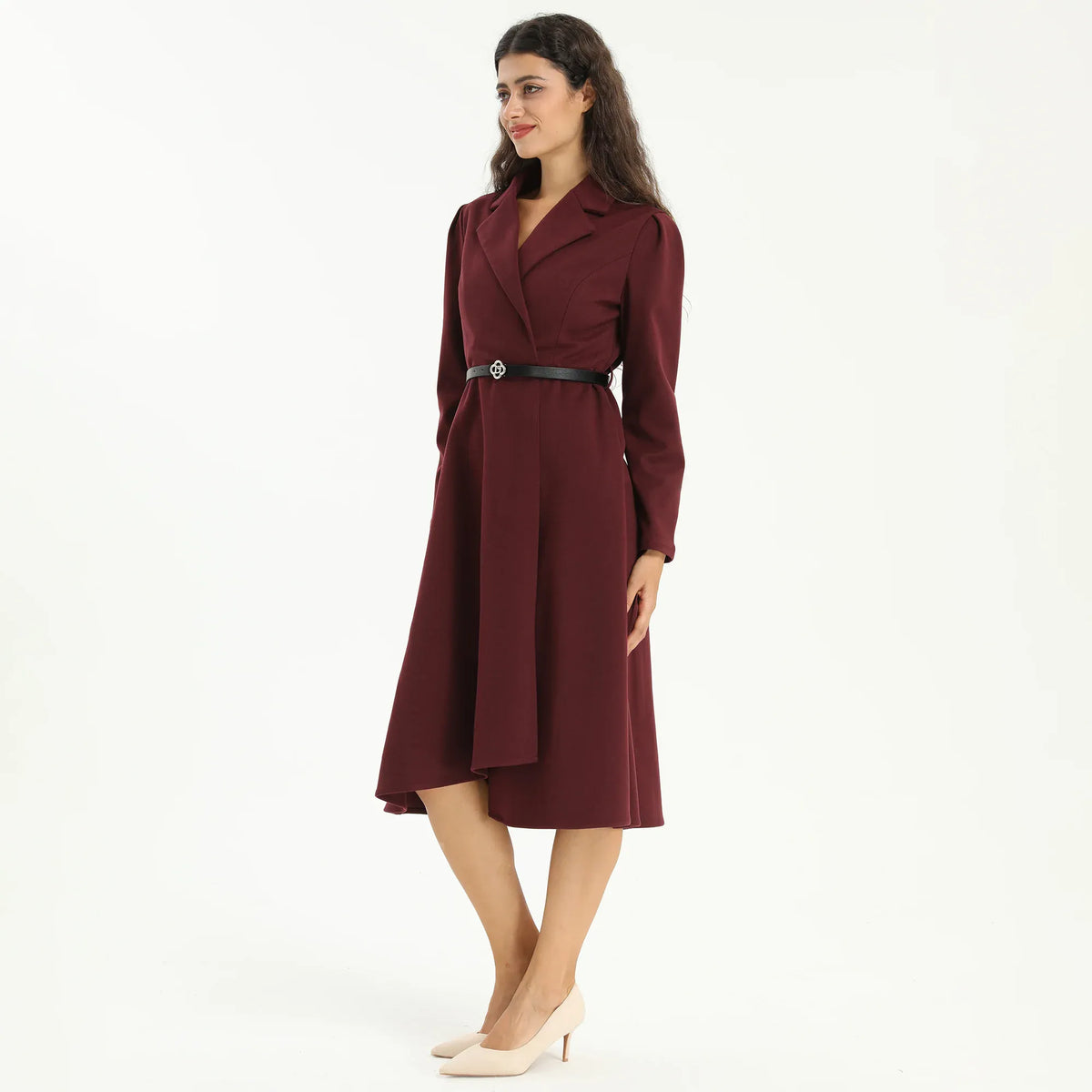 Elegant Plain Dress for Women Image