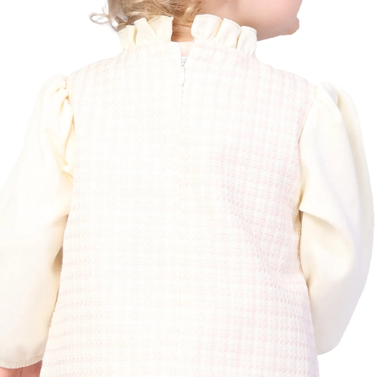 Checked Formal Dress for Baby girl Image