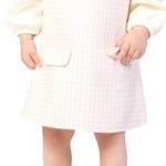 Checked Formal Dress for Baby girl Image
