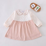 Pink Floral Basic Dress for Baby girl Image