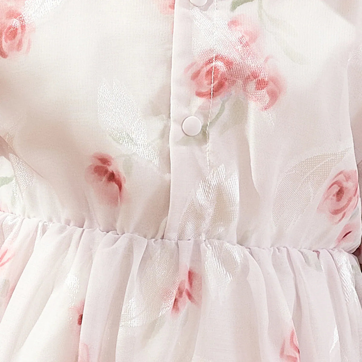 Floral Basic Dress For Baby girl Image