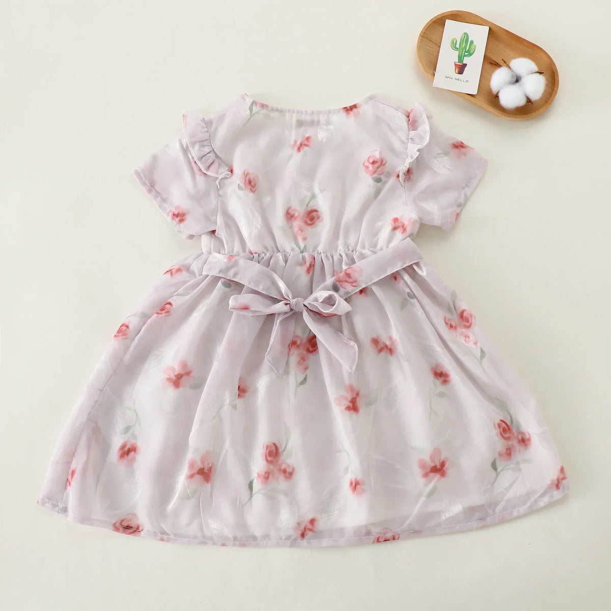 Floral Basic Dress For Baby girl Image