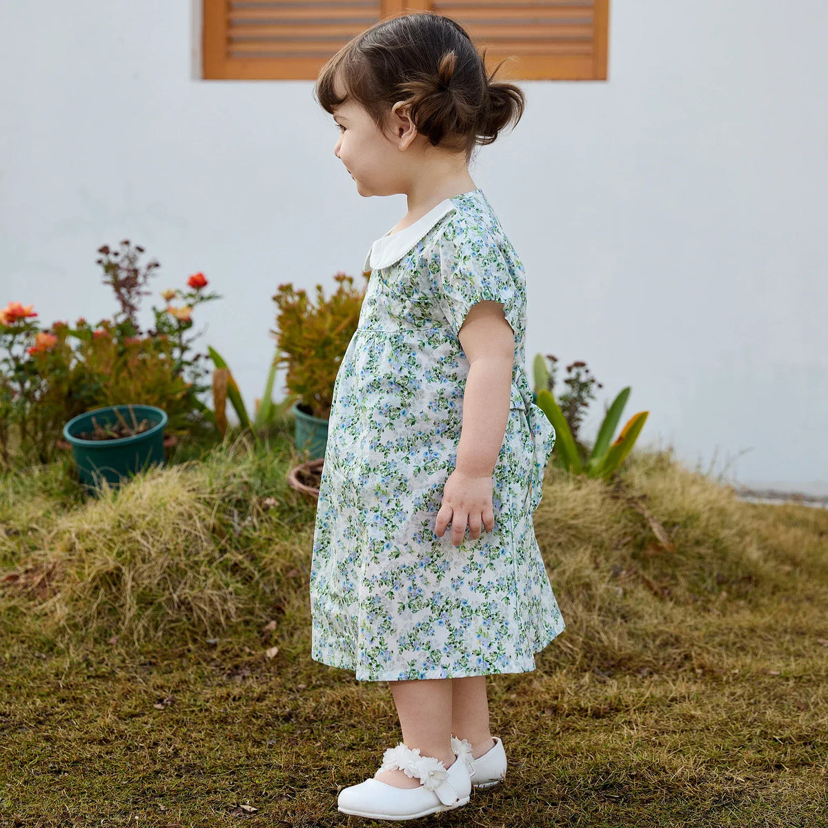 Floral Basic Dress For Baby girl Image
