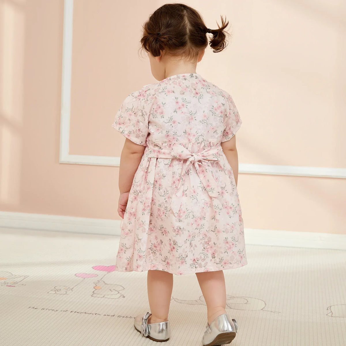 Floral Basic Dress For Baby girl Image