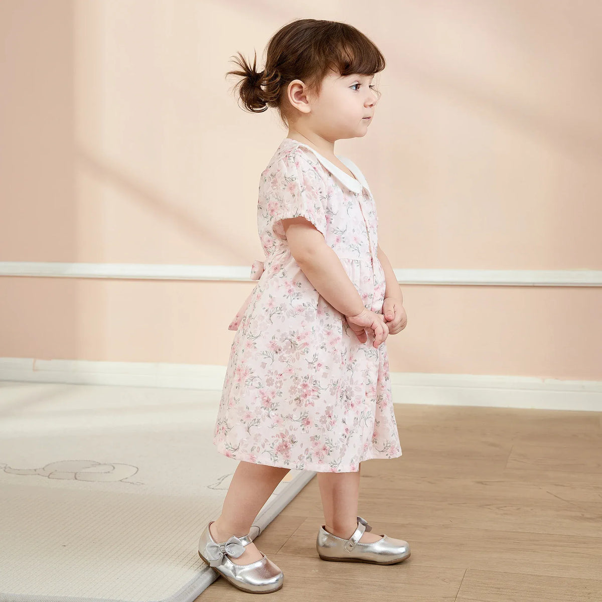 Floral Basic Dress For Baby girl Image