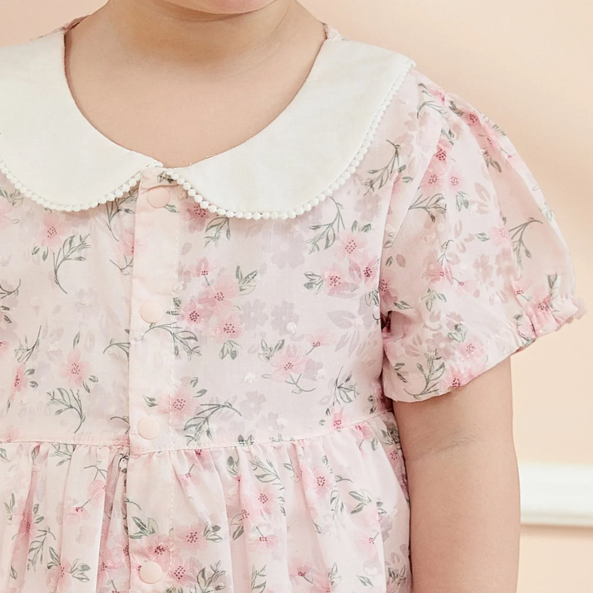 Floral Basic Dress For Baby girl Image