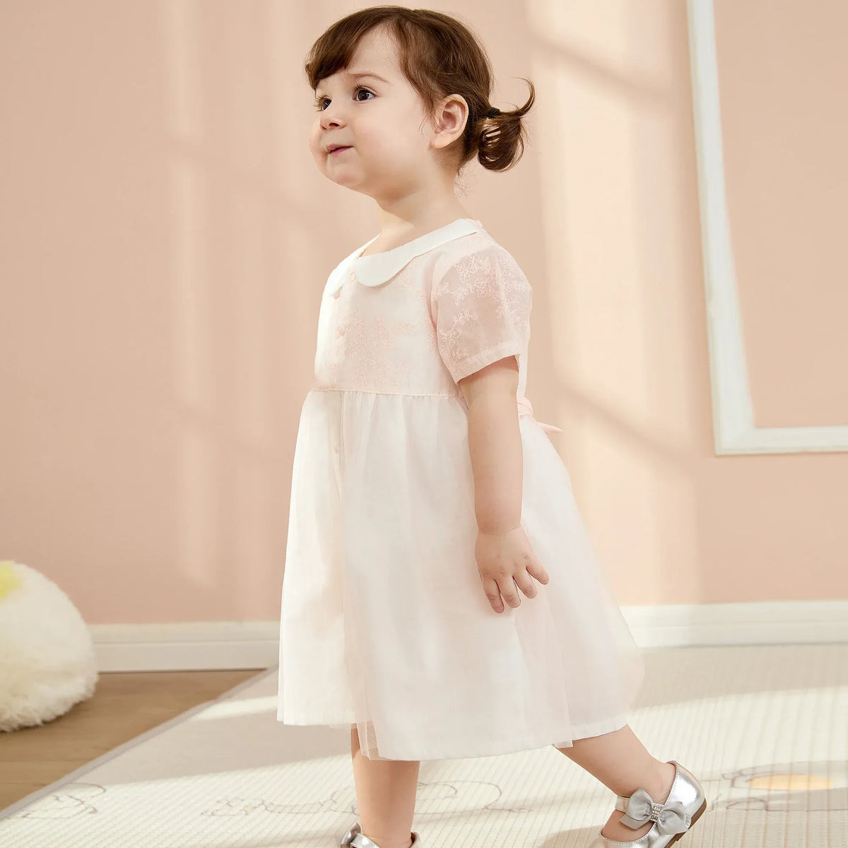 Floral Basic Dress For Baby girl Image