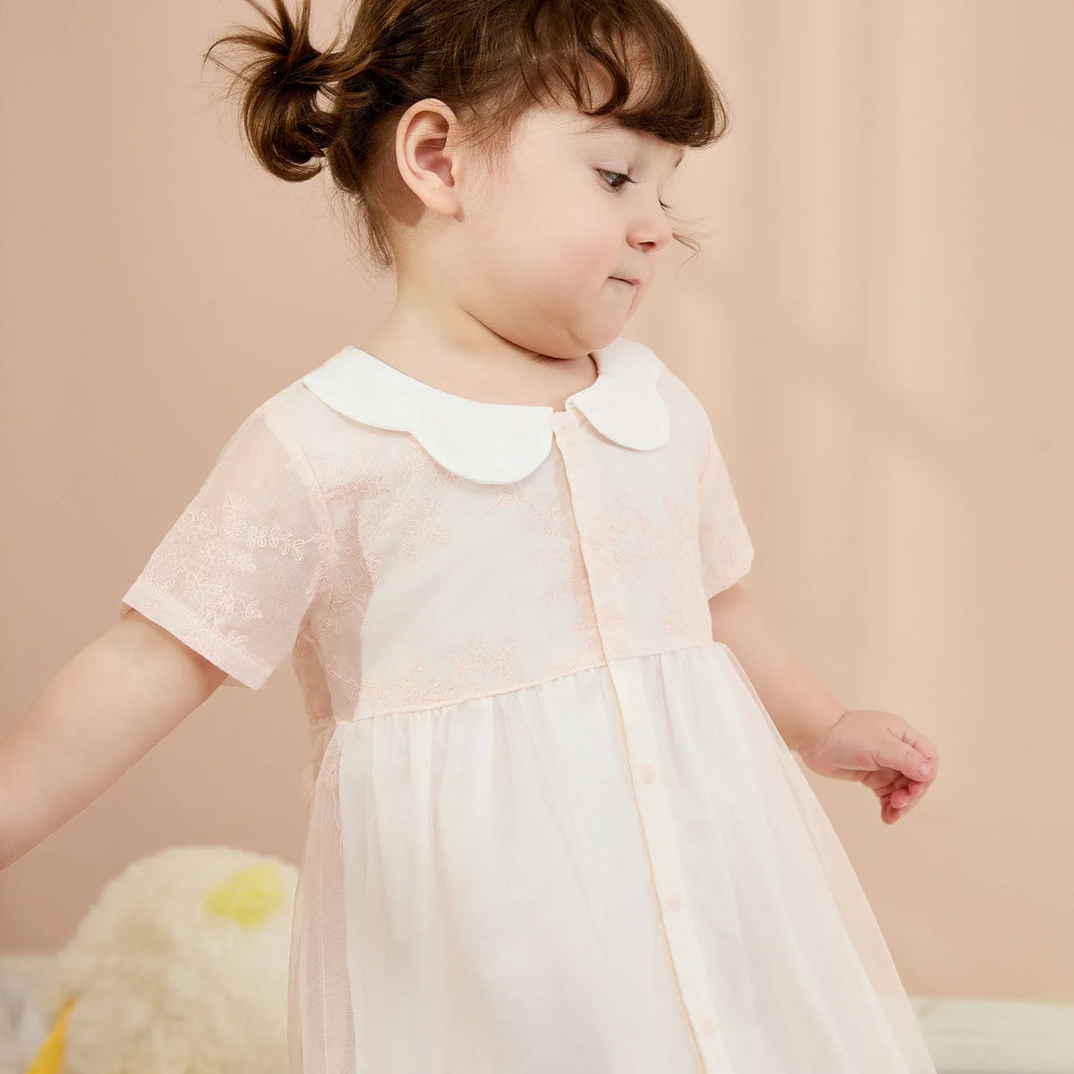 Floral Basic Dress For Baby girl Image