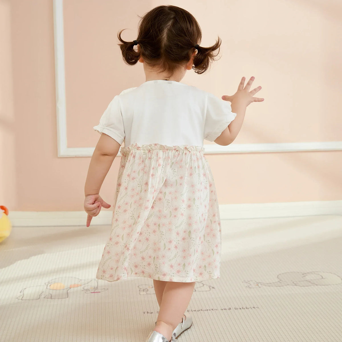 Floral Basic Dress For Baby girl Image