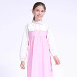 Color-Blocked Uniform Dress for Girls Image