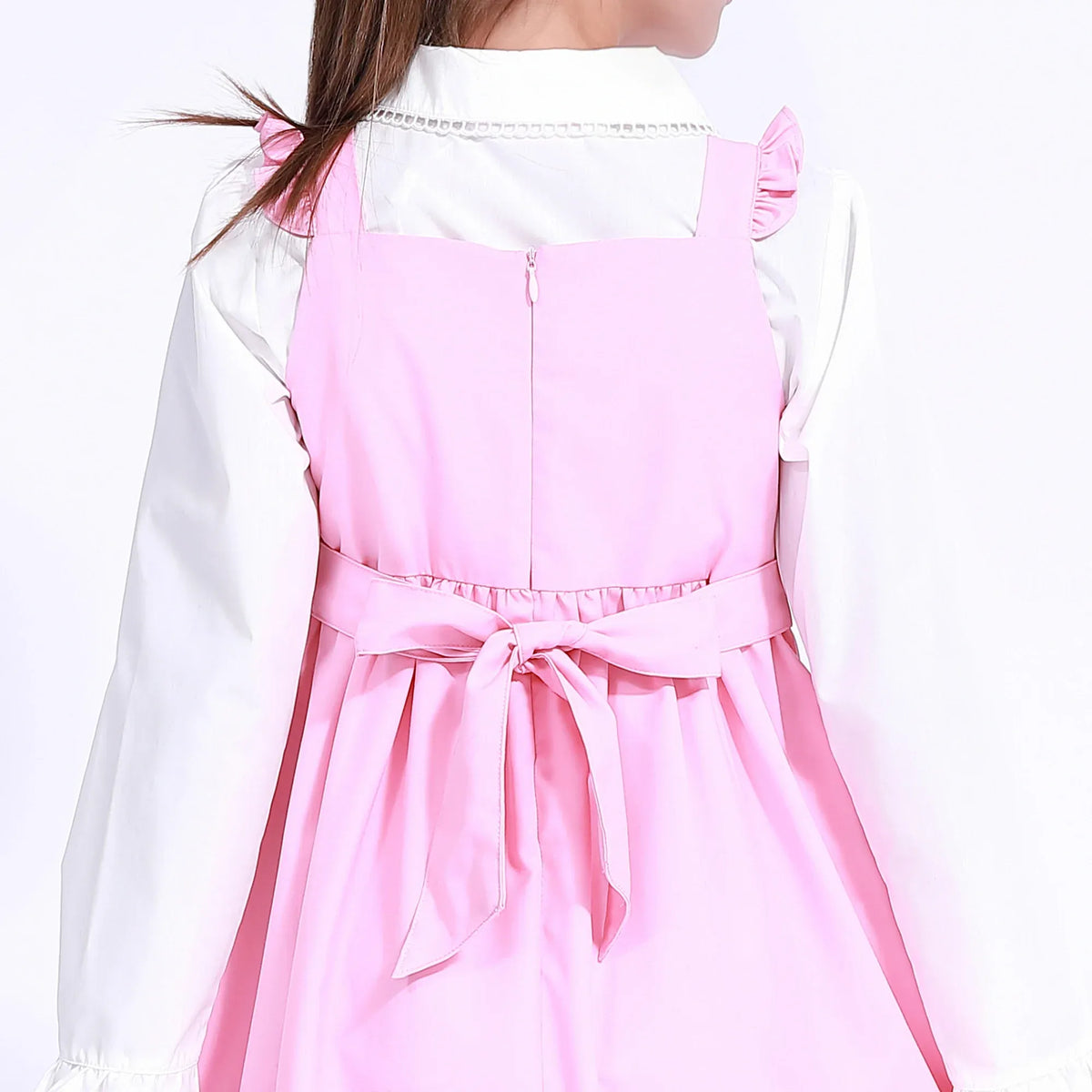 Plain Uniform Dress for Girls Image