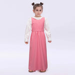 Dark Pink Plain Uniform Dress for Girls Image