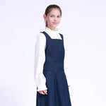 Embroidery Uniform Dress for Girls Image