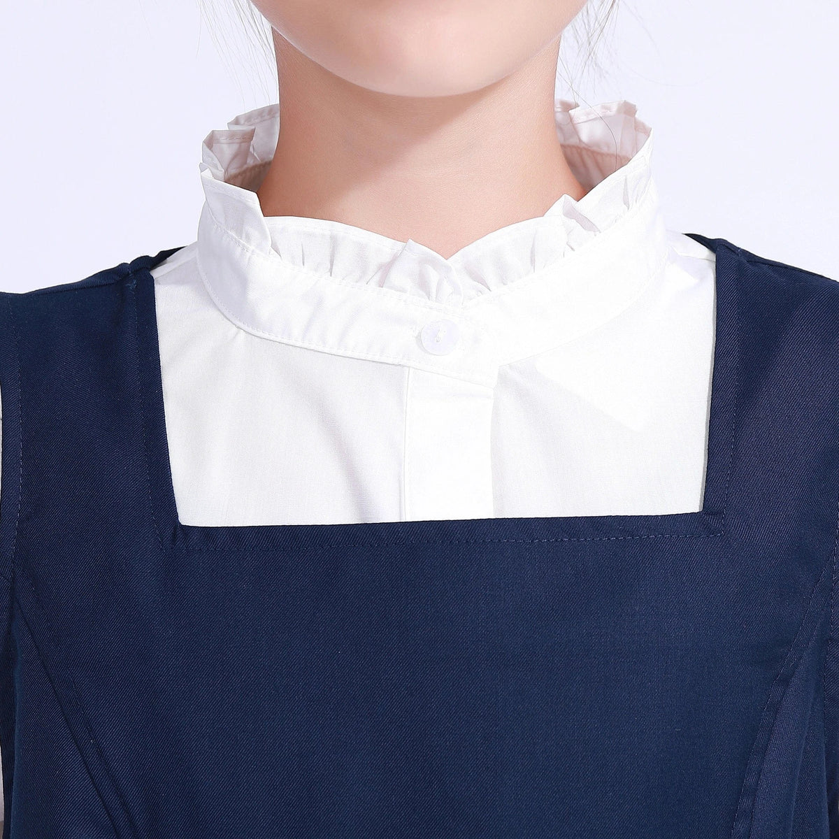 Embroidery Uniform Dress for Girls Image