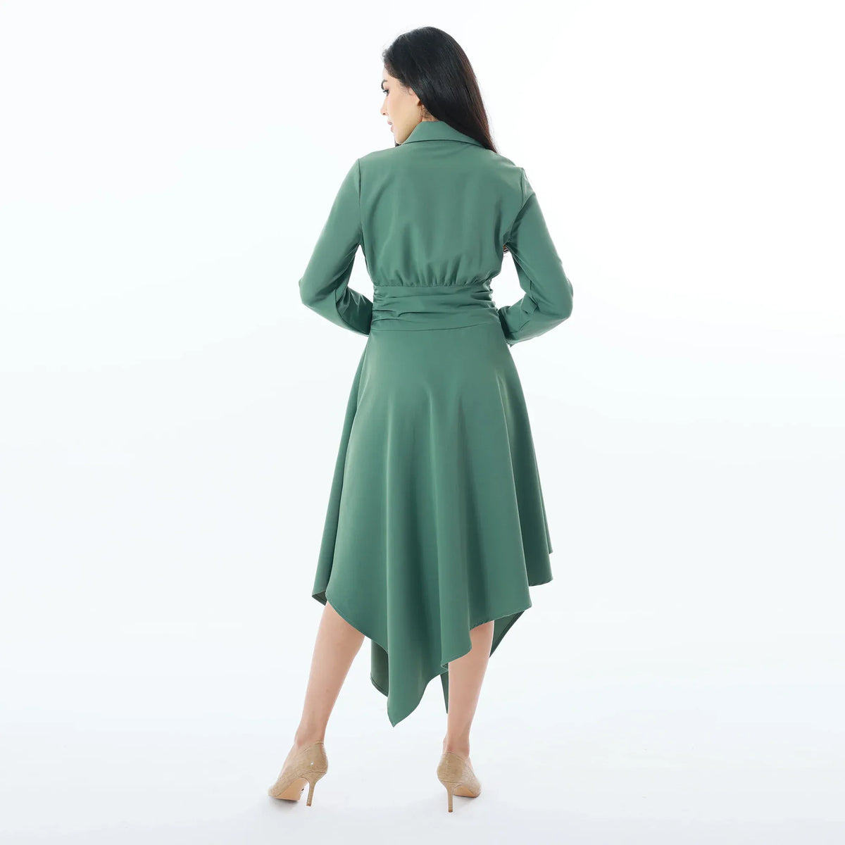 Elegant Plain Dress for Women Image