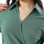 Elegant Plain Dress for Women Image