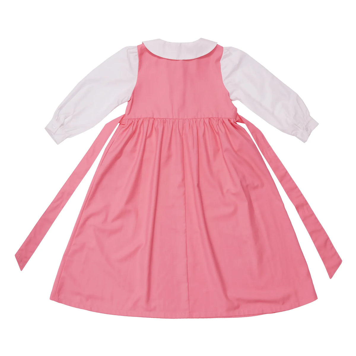 Color-Blocked Uniform Dress for Girls Image