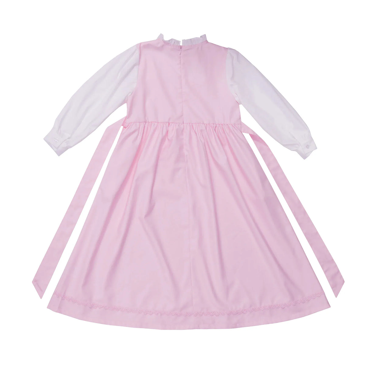 Color-Blocked Uniform Dress for Girls Image