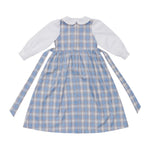 Checked Uniform Dress for Girls Image