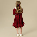 Embroidery+Quilting Dress For Girls