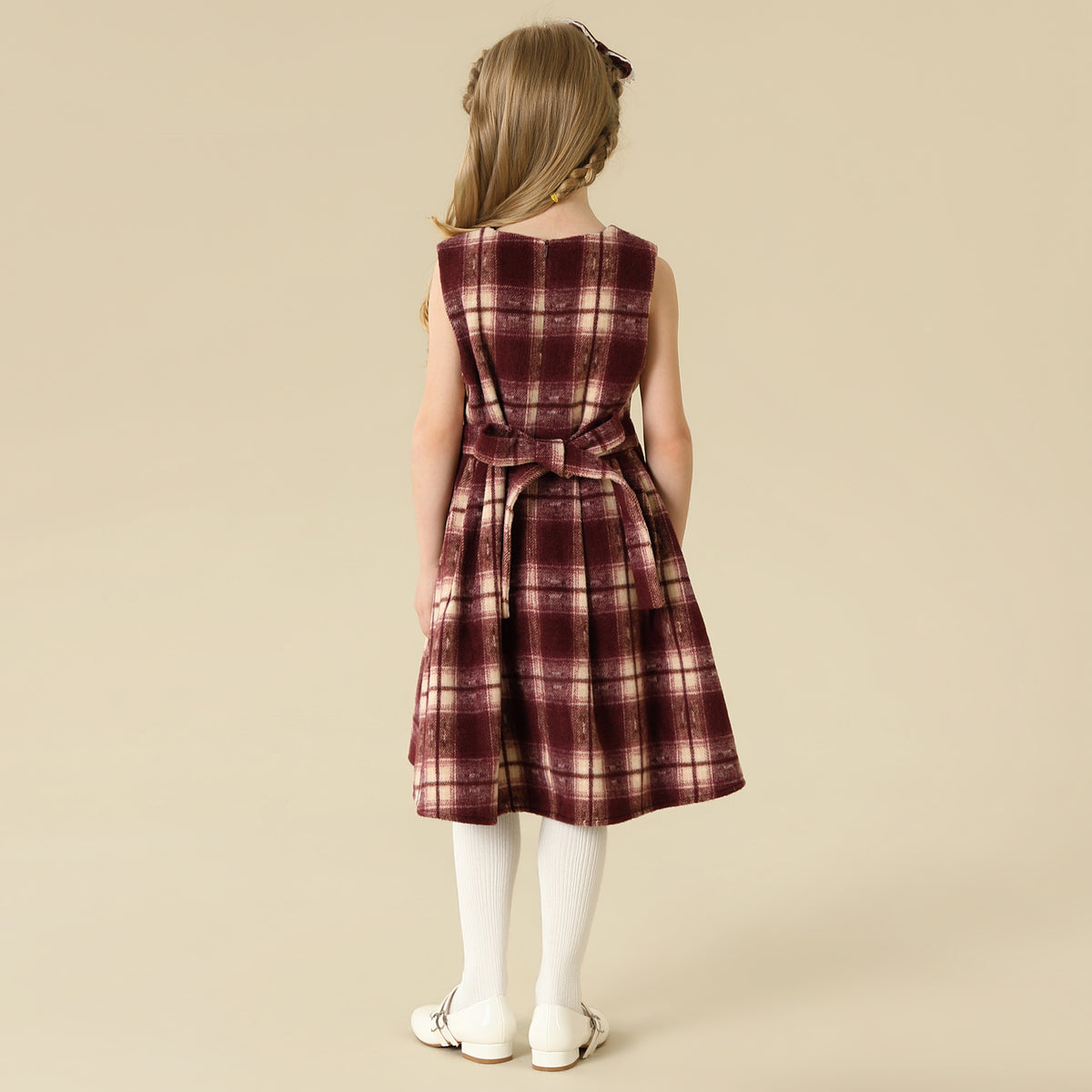 Checked Dress For Girls