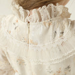 فستان مزين بنمط الزهور للبنات