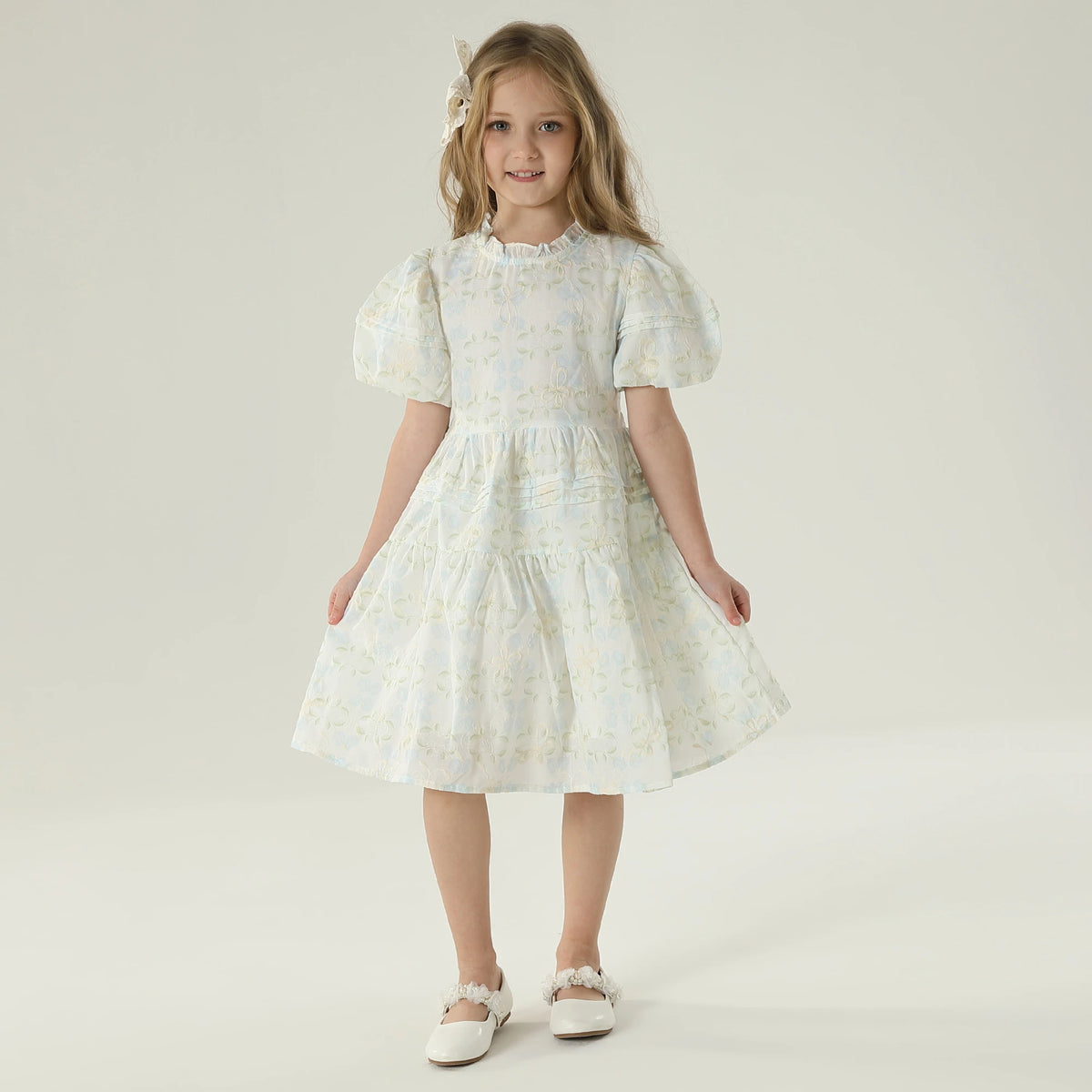 فستان كاجوال بنمط الزهور للبنات