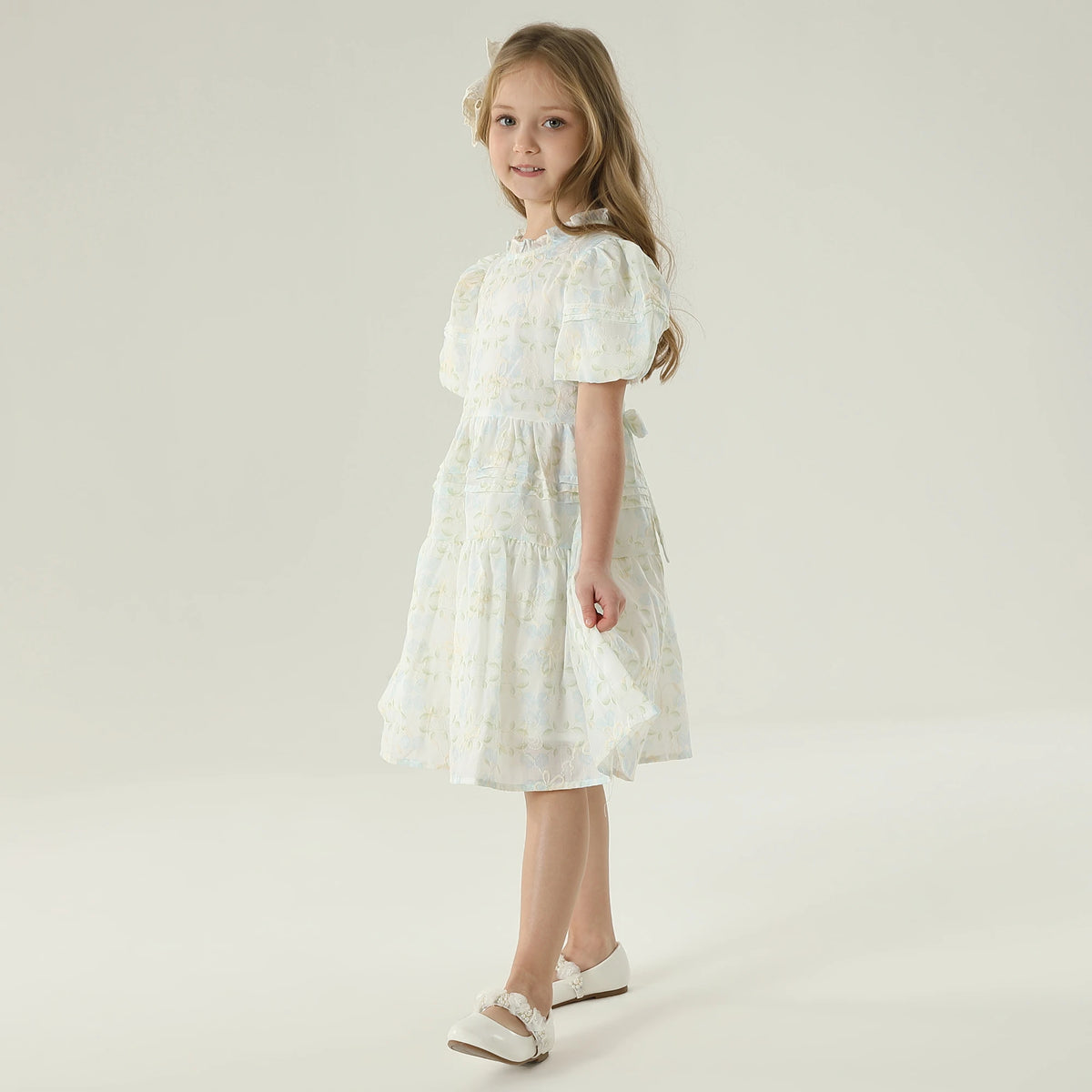 فستان كاجوال بنمط الزهور للبنات