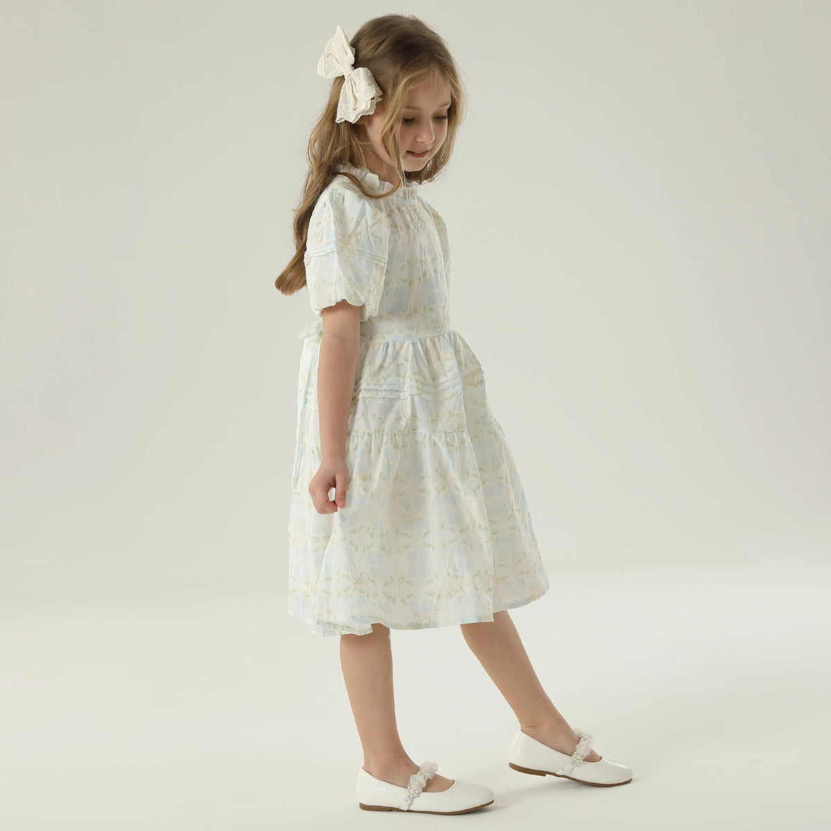 فستان كاجوال بنمط الزهور للبنات