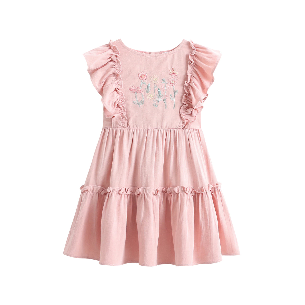 فستان بنمط الزهور للمواليد البنات