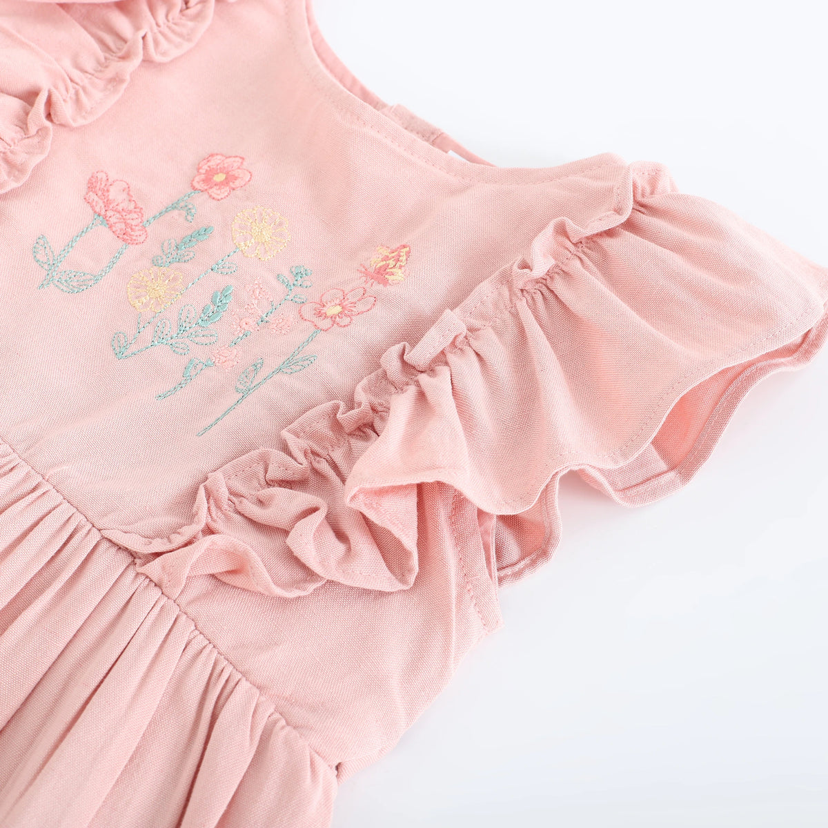 فستان بنمط الزهور للمواليد البنات