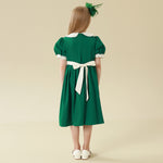 Color-Blocked Dress For Girls