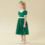 Color-Blocked Dress For Girls
