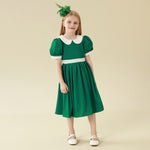 Color-Blocked Dress For Girls